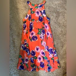 Betsy Johnson floral halter dress